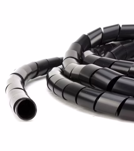 Tubo Espiral de 10 Metros en 18mm - LT USA TE-1810BK Ordenador de Cables en Espiral o Helicoidal de 18mm - LT USA TE-1810BK