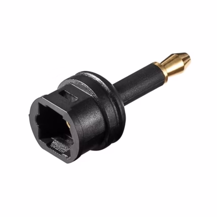 Adaptador Toslink a Jack Toslink ADP  Adaptador Optico Toslink a Jack mm Optico Digital ADP  Mini Adaptador SPDIF Toslink a Jack de mm óptico Digital SPDIF