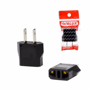 Adaptador de Enchufe Redondo a Plano - Opalux XD-614-E