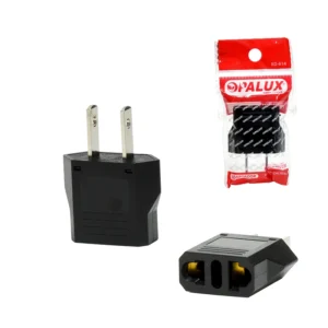 Adaptador de Enchufe Redondo a Plano - Opalux XD-614-E