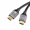 Cable HDMI Delcom de  Metros KHz v DCHD Conexión sin Límites en Alta Resolución Cable HDMI  premium Delcom DCHD de  metros color negro mostrando sus conectores reforzados de aluminio y bañados en oro un producto de HD Multimedia PERU SAC