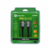 Cable HDMI Delcom de  Metros KHz v DCHD Conexión sin Límites en Alta Resolución Cable HDMI  premium Delcom DCHD de  metros color negro mostrando sus conectores reforzados de aluminio y bañados en oro un producto de HD Multimedia PERU SAC