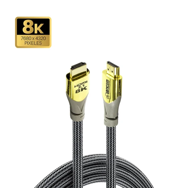 Cable HDMI de 10MT 8K Lancom HAA05-10M Cable HDMI de 10MT 8K@120hz Versión 2.1 3D High Speed con Ethernet, 48Gbps, Audio Retorno, Ultra HD 7680x4320 Pixeles, HDR, LANCOM HAA05-10M, Cable HDMI LANCOM 10 Metros 8K @ 60Hz / 4K@120Hz Modelo HAA05-10M