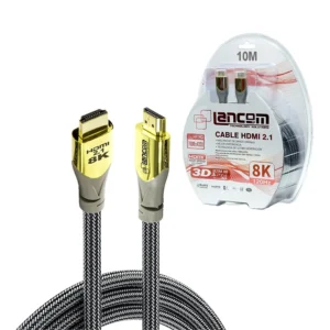 Cable HDMI de 10MT 8K Lancom HAA05-10M Cable HDMI de 10MT 8K@120hz Versión 2.1 3D High Speed con Ethernet, 48Gbps, Audio Retorno, Ultra HD 7680x4320 Pixeles, HDR, LANCOM HAA05-10M