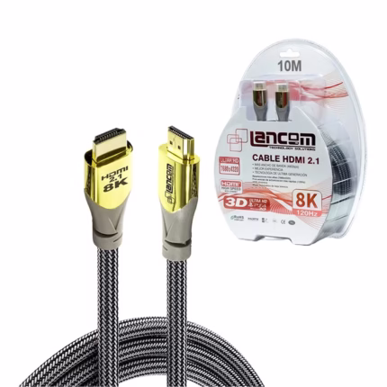 Cable HDMI de 10MT 8K Lancom HAA05-10M Cable HDMI de 10MT 8K@120hz Versión 2.1 3D High Speed con Ethernet, 48Gbps, Audio Retorno, Ultra HD 7680x4320 Pixeles, HDR, LANCOM HAA05-10M, Cable HDMI LANCOM 10 Metros 8K @ 60Hz / 4K@120Hz Modelo HAA05-10M