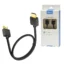 Cable HDMI de 50cm 4K Slim DTECH DT-H202A: ¡Conexión Ultra HD con Máxima Flexibilidad!
