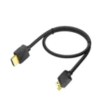 Cable HDMI de 50cm 4K Slim DTECH DT-H202A: ¡Conexión Ultra HD con Máxima Flexibilidad!
