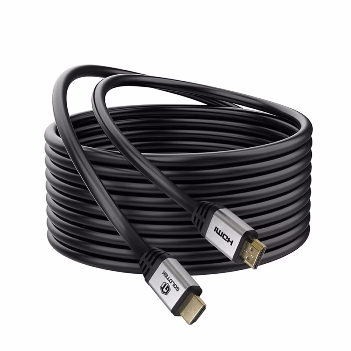 Cable HDMI de MT K Ultra HD Goldtek GTHD Cable HDMI de  Metros Ultra HD Khz D Audio Retorno Ethernet HDR High Speed Goldtek GTHD