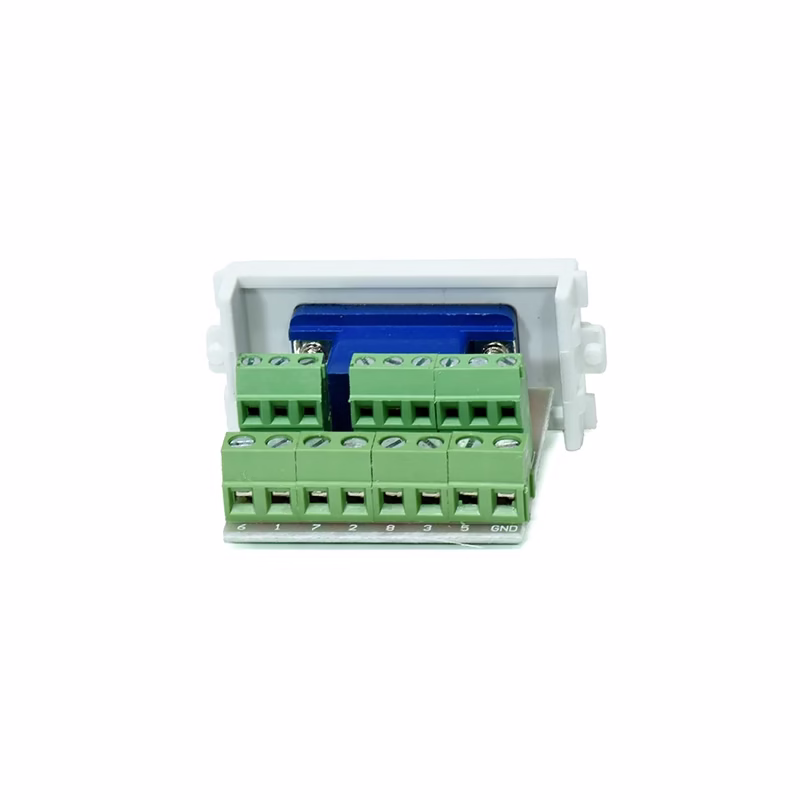 Conector VGA con Borneras para Placa de Pared ADP  Adaptador VGA para Placa de Pared de  Filas ADP  VGA de  Pines con Borneras para Wall Plate