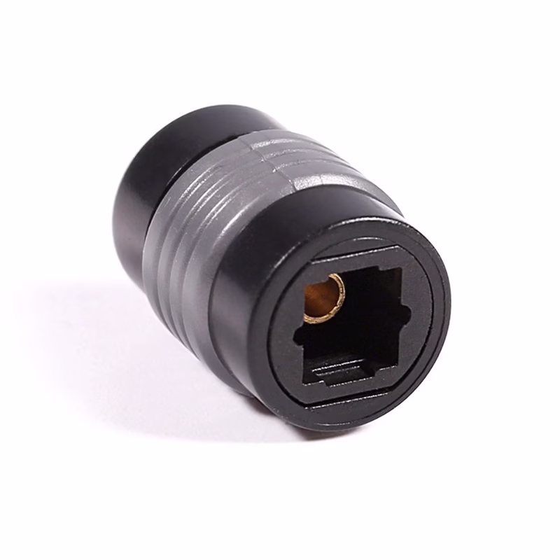Empalme Optico Digital Toslink ADP  Acoplador de Cable Optico Digital Empalme de conector Toslink SPDIF ADP 