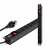 Power Rack PDU de  Tomas C de MT   LT USA LT PDU  PDU  Tomas Eléctricas con Conector C de RU a V VAC   Cable de  Metros de AWG LT USA LT PDU  
