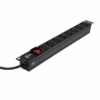 Power Rack PDU de  Tomas C de MT   LT USA LT PDU  PDU  Tomas Eléctricas con Conector C de RU a V VAC   Cable de  Metros de AWG LT USA LT PDU  