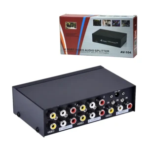 Splitter RCA 1x4 Vías Trautech PE-EL0238