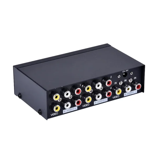 Splitter RCA 1x4 Vías Trautech PE-EL0238