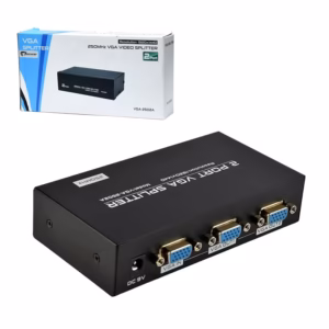 Splitter VGA 1x2 Vías de 250Mhz American NET GP-194-2-250 Splitter de Video VGA con 1 Entrada 2 salidas en Simultáneo a 250Mhz Full HD 1920 x 1440 píxeles American NET GP-194(2/250)