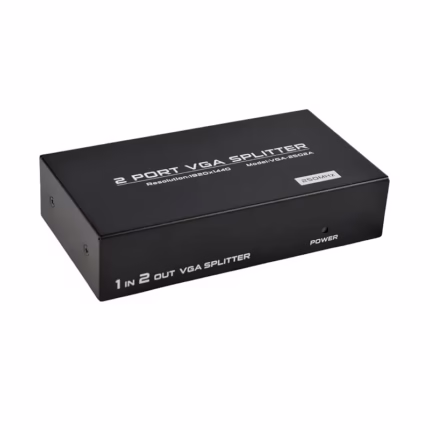 Splitter VGA 1x2 Vías de 250Mhz American NET GP-194-2-250 Splitter de Video VGA con 1 Entrada 2 salidas en Simultáneo a 250Mhz Full HD 1920 x 1440 píxeles American NET GP-194(2/250)