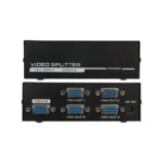 Splitter VGA 1x4 Vías de 200Mhz Trautech PE-VS0043 Splitter de Video VGA con 1 Entrada 4 salidas en Simultáneo a 200Mhz Full HD 1920 x 1280 píxeles - Trautech PE-VS0043