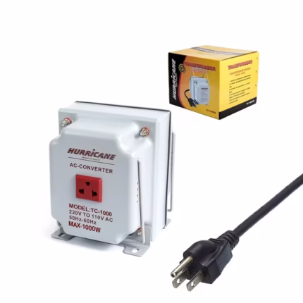 Transformador de v a v de W Hurricane TC W Convierte la corriente para alimentar tus dispositivos de v en el extranjero