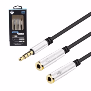 Delcom DCAU  | Cable Adaptador Bifucador de Audio y Micrófono