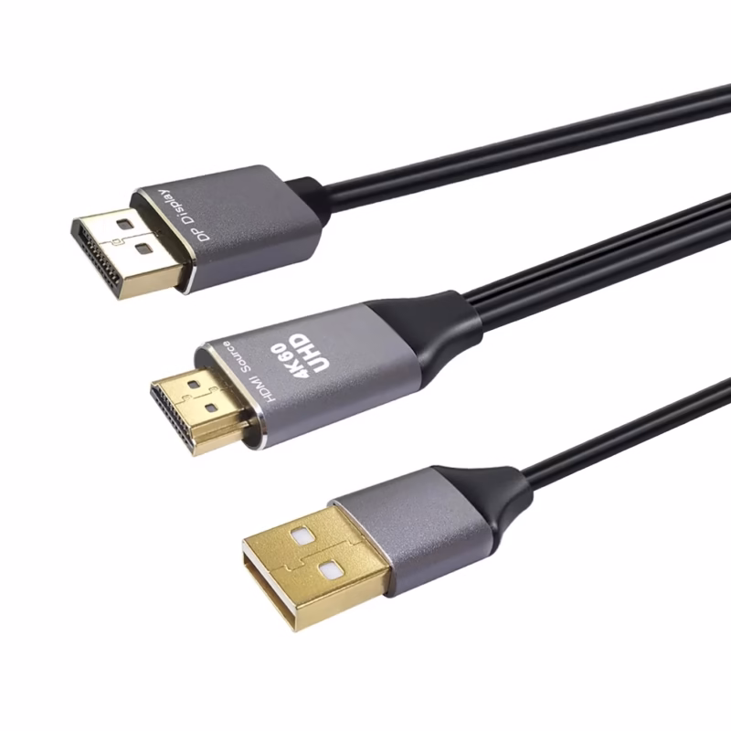 Cable HDMI a DisplayPort Activo NETCOM PE-DP0196___01 Cable HDMI a DisplayPort Activo Netcom PE DP | KHz | Convierte HDMI a DisplayPort con Facilidad