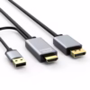 Cable HDMI a DisplayPort Activo NETCOM PE DP Cable Adaptador de HDMI K Ultra HD a DisplayPort Activo   NETCOM PE DP