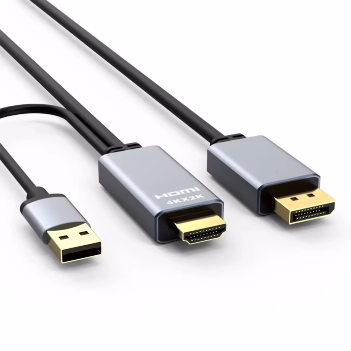 Cable HDMI a DisplayPort Activo NETCOM PE DP Cable Adaptador de HDMI K Ultra HD a DisplayPort Activo   NETCOM PE DP