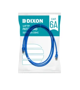 Cable Patch Cord Cat6A Dixon 6A-CBHC Azul Cable de Red Cat6A Tipo Patch Cord o Latiguillo - Dixon 6A-CBHC en color Azul