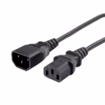 Cable UPS C13 C14 de 1.8MT 18AWG Cable para UPS con Conector C13 a C14 de 1.8 Metros a 18AWG Trautech PE-PW0039