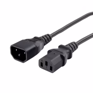 Cable UPS C13 C14 de 1.8MT 18AWG Cable para UPS con Conector C13 a C14 de 1.8 Metros a 18AWG Trautech PE-PW0039