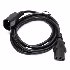 Cable UPS C13 C14 de 1.8MT 18AWG Cable para UPS con Conector C13 a C14 de 1.8 Metros a 18AWG Trautech PE-PW0039
