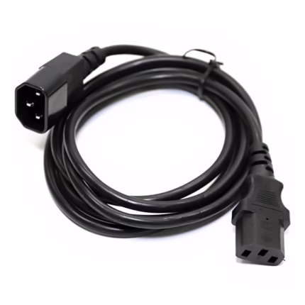 Cable UPS C13 C14 de 1.8MT 18AWG Cable para UPS con Conector C13 a C14 de 1.8 Metros a 18AWG Trautech PE-PW0039