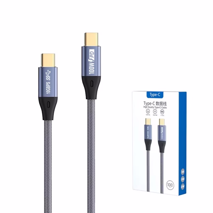 Cable USB C de CM W Glink GL C Cable USB Tipo C de  Metros con Soporte de W Enmallado   Glink GL C