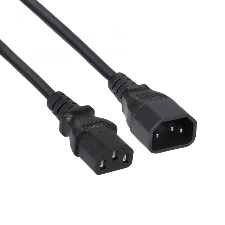 Cable de Poder C13 a C14 de 1.8 Metros - American NET GP-130CAP Cable para UPS con Conector C13 a C14 de 1.8 Metros de 14AWG - American NET