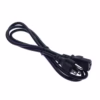 Cable de Poder C a Nema  P AWG Trautech PE AC Cable de Poder para Computadora con Enchufe Plano y Conector C Hembra   AWG Trautech PE AC