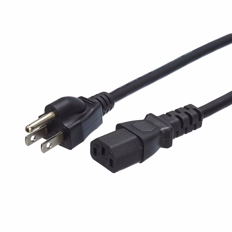 Cable de Poder C13 a Nema 5-15P de 14AWG Miyako USA P-520C____01 Cable de Poder C a Nema P AWG Miyako USA P C | Metros | Conexión Segura y Eficiente