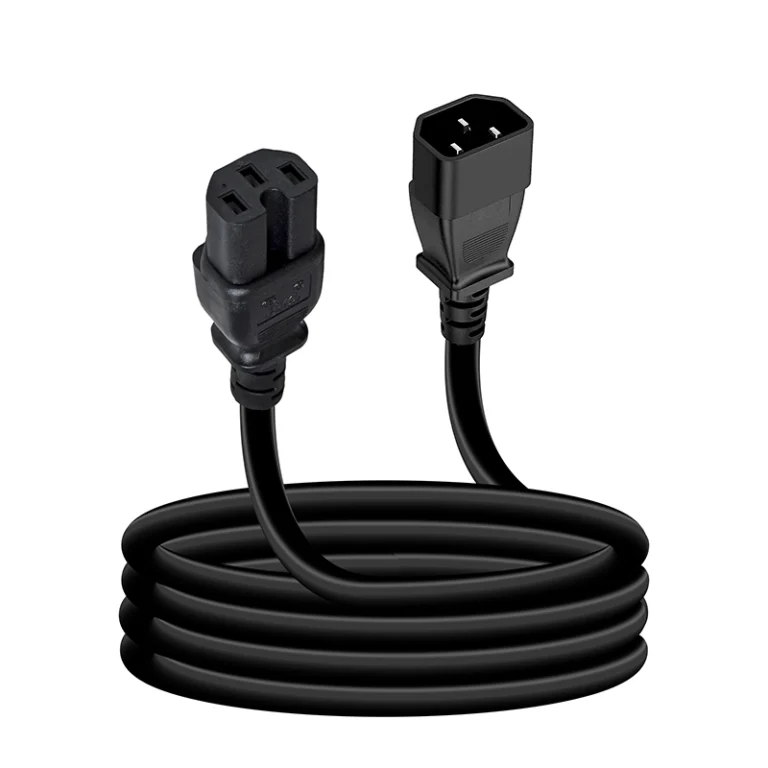 Cable de Poder UPS C14 a C15 de 180CM GP-130-CAP-GSYS Cable de Poder para UPS C14 a C15 de 1.8 Metros a 16AWG 250VAC 10A American NET