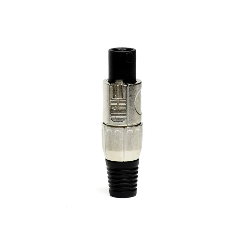 Conector Speakon Aereo de 4 Pines - Voyz M-84 Plug Spikon Metálico de 4 Pin para Parlantes - Voyz M-84
