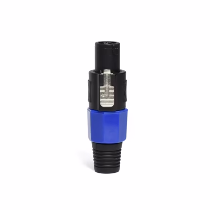 Conector Speakon Aereo de Plástico con 4 Pines ML4FC-X Plug Aéreo Spikon de Plástico con 4 Pines para Parlantes ML4FC-X
