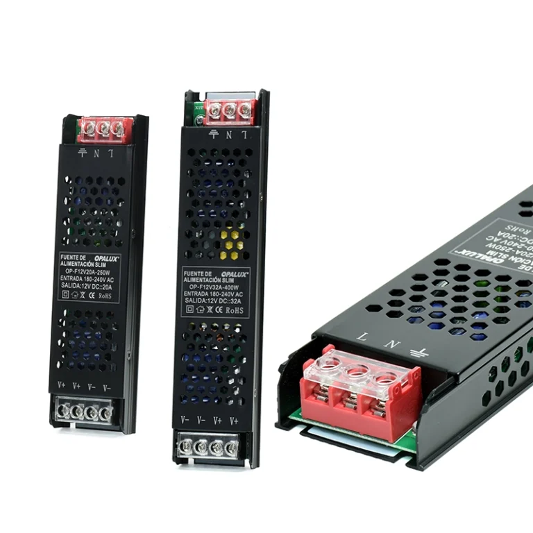 Fuente de Alimentación Slim de 12V Opalux OP-F12V Fuente Switching Ultra Delgado de 12V Opalux OP-F12V