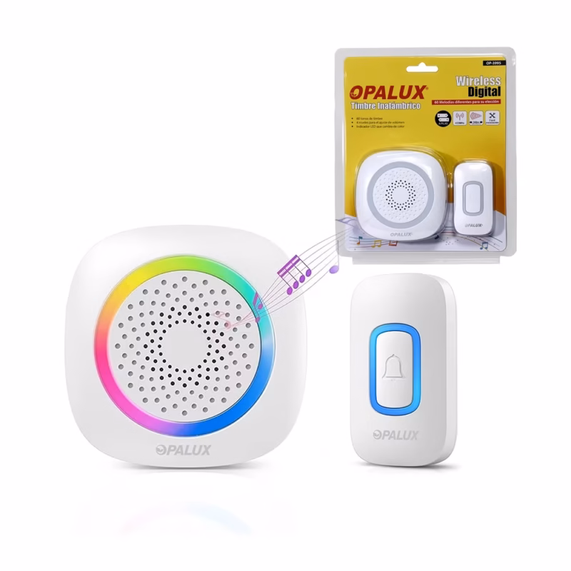 Timbre Inalámbrico Portable Opalux OP