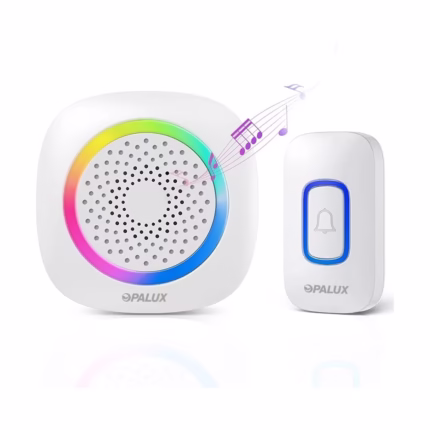 Timbre Inalámbrico de 60 melodías Opalux OP-3895 Timbre WiFi con 60 Tonos a 300MT - Opalux OP-3895