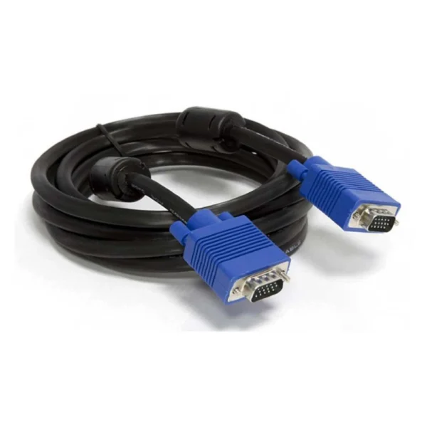Cable VGA de 5 Metros Trautech PE-VG0126 Cable VGA de 5 Metros Trautech: Disfruta de una conexión estable y de alta calidad