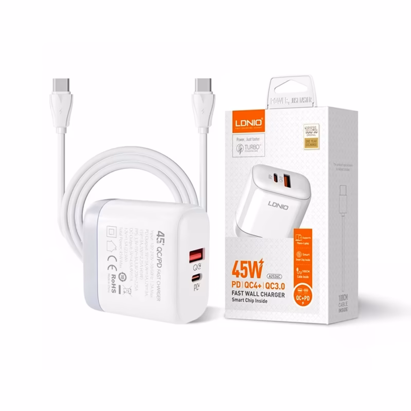 Cargador USB C de W LDNIO AC