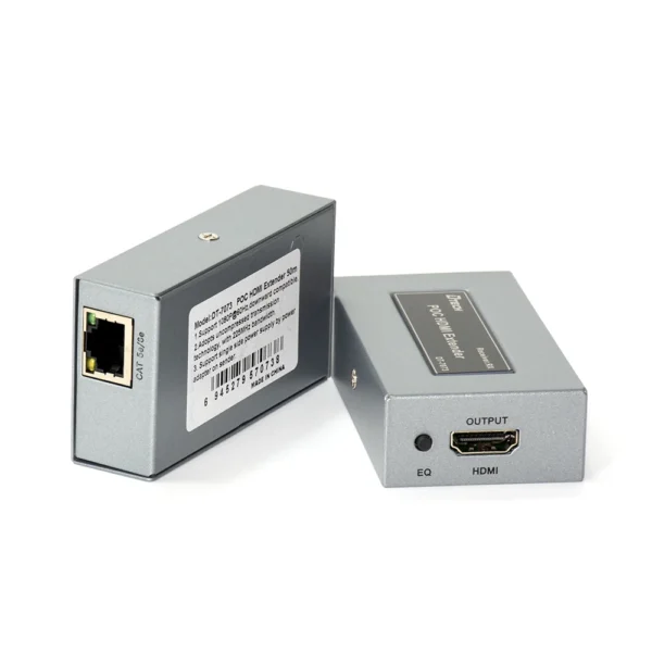 Extender HDMI de 50 Metros Dtech DT-7073 Extender HDMI de 50 Metros por Cable de RED UTP cat5e o Cat6 hasta 50MT Dtech Extensor HDMI Dtech DT-7073: Llega a 50 metros sin perder calidad