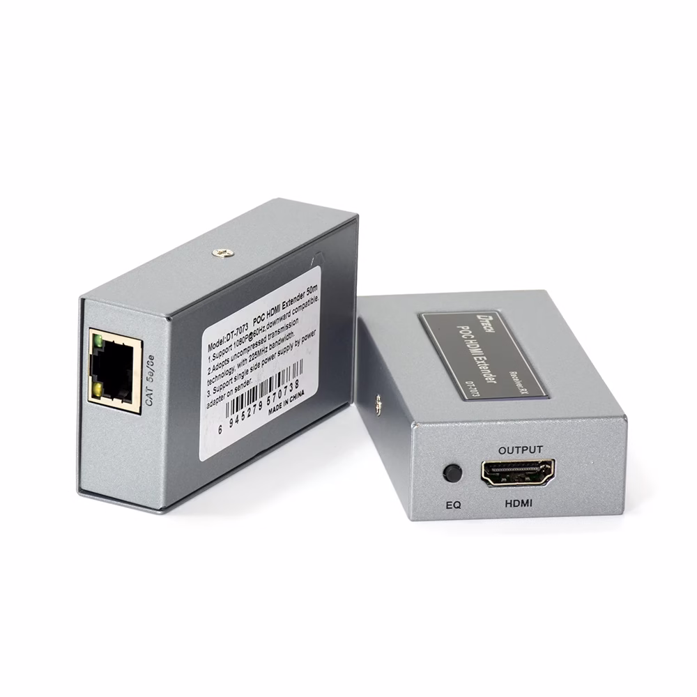 Extender HDMI de  Metros Dtech DT  Extender HDMI de  Metros por Cable de RED UTP cate o Cat hasta MT Dtech Extensor HDMI Dtech DT  Llega a  metros sin perder calidad