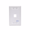 FacePlate de 1 Puerto Blanco LT-1P LT USA Placa de Pared de 1 Puerto Color Blanco LT USA LT-1P: Solución Elegante y Funcional para tu Red