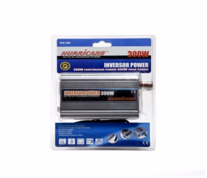 Inversor de 12V a 220VAC Hurricane IPS-300 Inversor de Corriente de 300W 12V a 220V AC Hurricane
