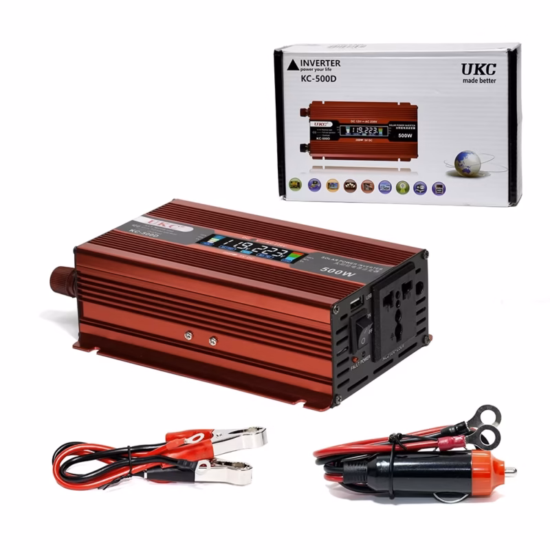 Inversor de Corriente V a V W UKC KC D | Energía Portátil para tus Dispositivos