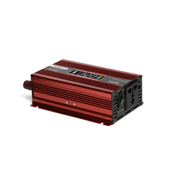 Inversor de Corriente 12v a 220V AC UKC KC-500D Inversor de Corriente para Auto de 12V DC a 220V AC 60Hz de 500W, Inversor de Voltaje de 12V a 220VAc para Panel Solar UKC ZZ-KC-500D Inversor de Corriente 12V a 220V AC UKC KC-500D: Tu fuente de energía confiable