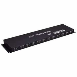 Splitter HDMI 1x10 4K Trautech PE-SP0076, Splitter HDMI de 1 Entrada con 10 Salidas 4K@30hz Compatible con Full HD 1080p Trautech PE-SP0076 Splitter HDMI Trautech PE-SP0076: Amplía tu experiencia visual a 10 pantallas